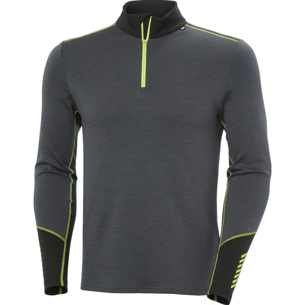 Bluza męska Lifa Merino Midweight 1/2 Zip Helly Hansen - thunder grey