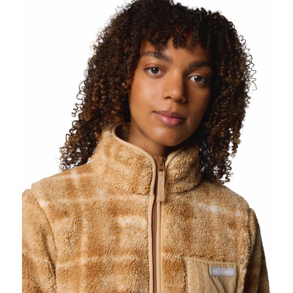 Polar damski West Bend Print Full Zip II Columbia - Camel Brown Omblur