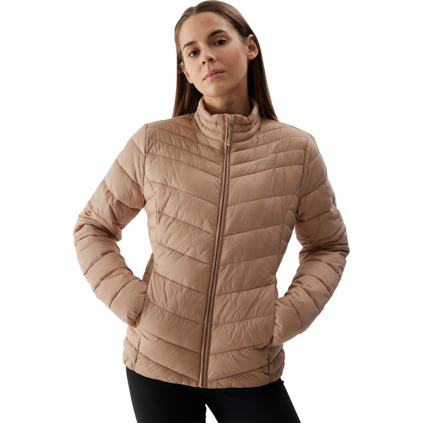 Kurtka puchowa damska 4FWSS24TDJAF350 4F - beż