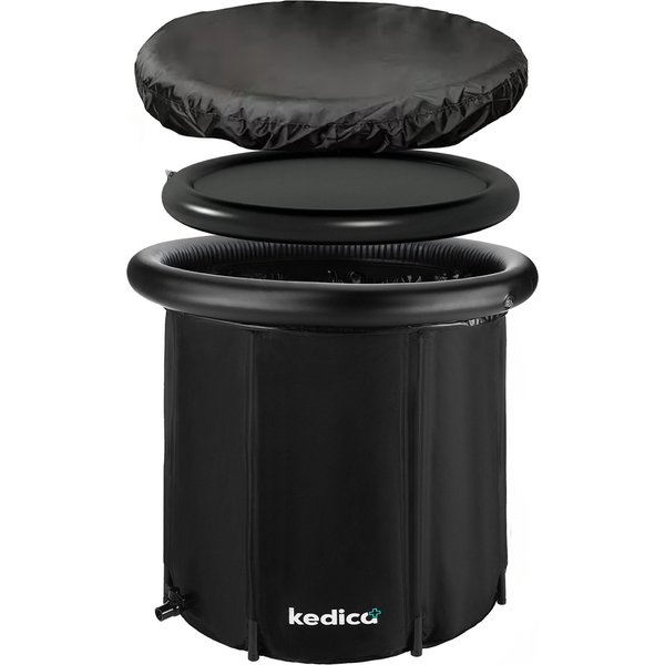 Wanna do morsowania, przenośna wanna lodowa 80cm Kedica - Black