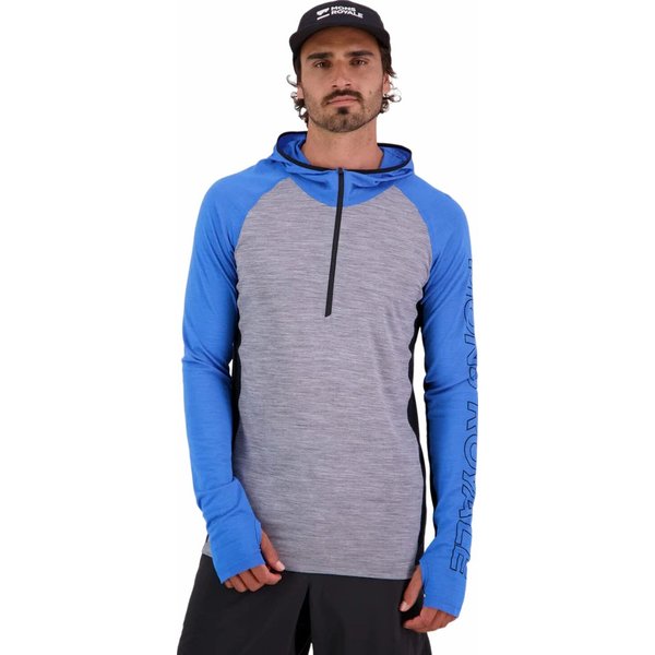 Bluza męska Temple Merino Air-Con Mons Royale - szara