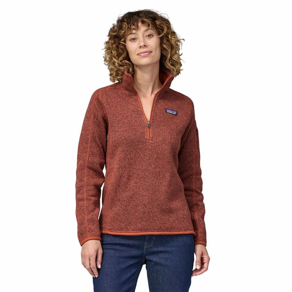 Polar damski Better Sweater Fleece Patagonia - Burl Red