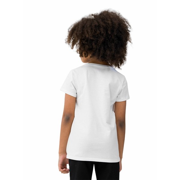 Koszulka dziewczęca 4FJWSS24TTSHF1150 4F - biały