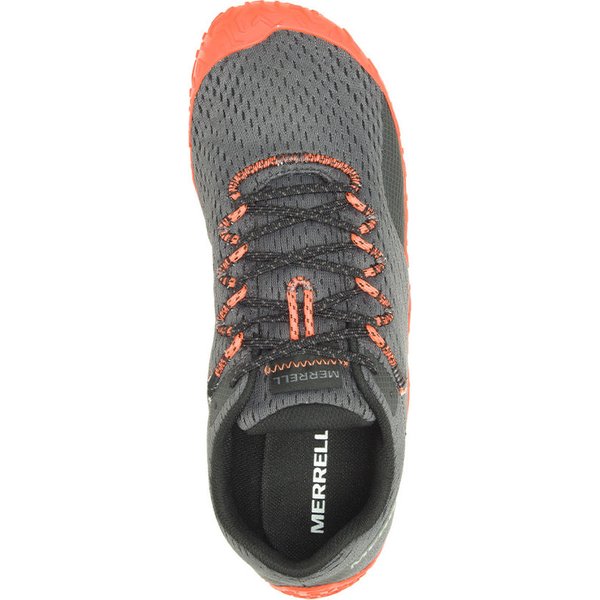 Buty do biegania barefoot Vapor Glove 6 Merrell - szare/pomarańczowe