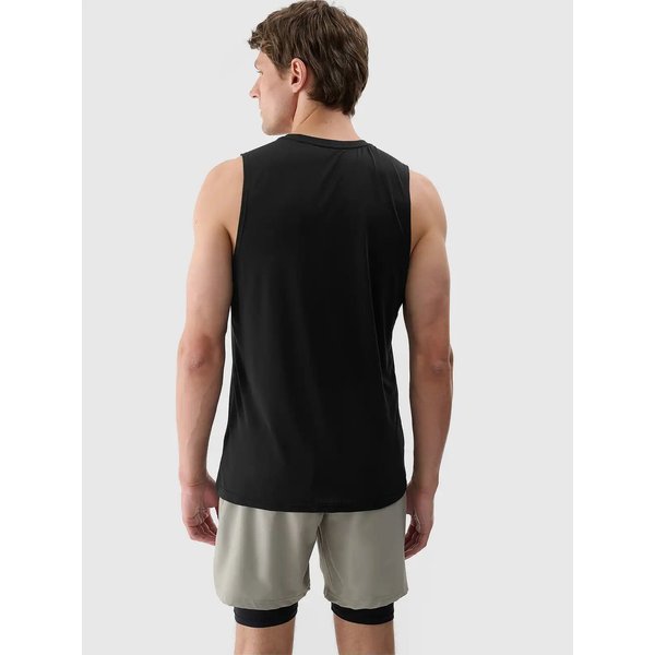 Bezrękawnik męski TFSLM460 4F - głęboka czerń