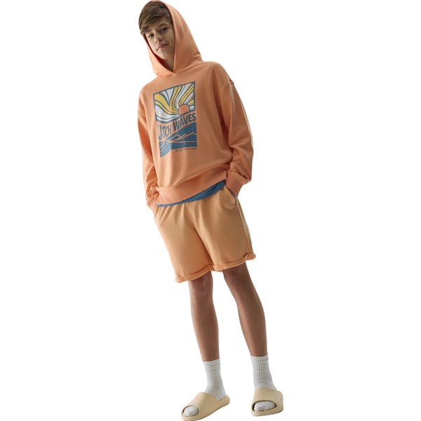 Bluza chłopięca 4FJWSS24TSWSM0935 4F - pudrowy koral