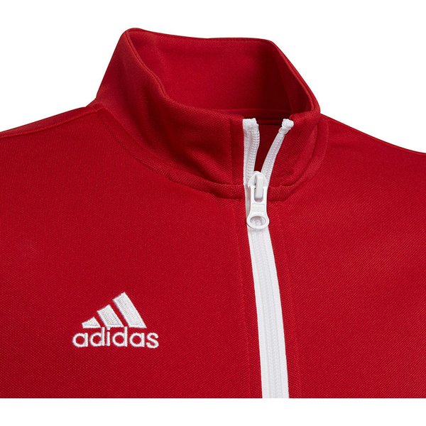 Bluza juniorska Entrada 22 Full Zip Adidas - czerwona