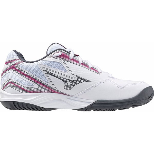 Buty tenisowe Break Shot 4 AC Mizuno - White/Pink Tetra/Turbulence
