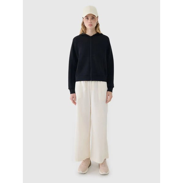 Bluza damska TSWSF1577 4F - głęboka czerń