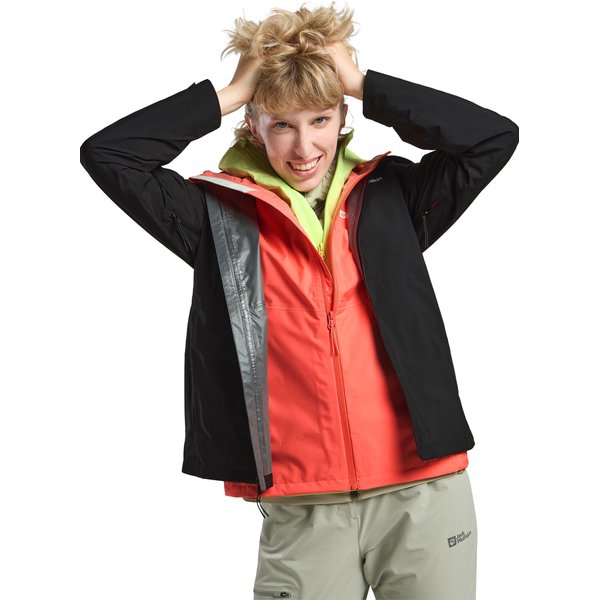 Kurtka damska Prelight 2.5L LT Jack Wolfskin - black