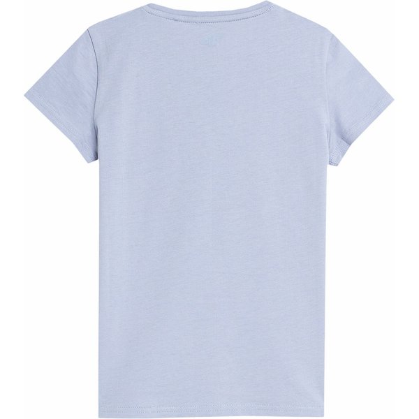 Koszulka dziewczęca 4FJSS23TTSHF383 4F - jasna niebieska