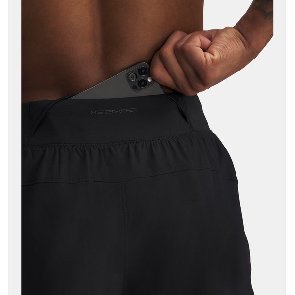 Spodenki męskie Launch Pro 7'' Under Armour - Black / Fire