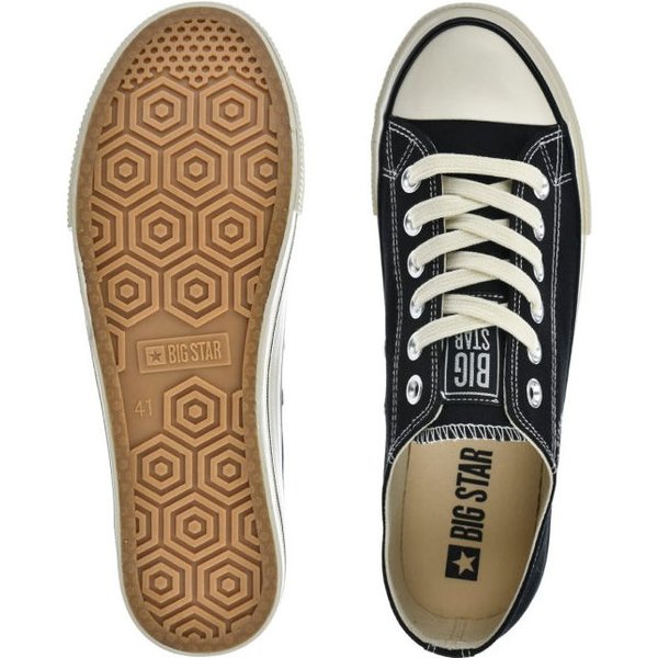 Trampki CD23HJ0517 Big Star - czarne/białe