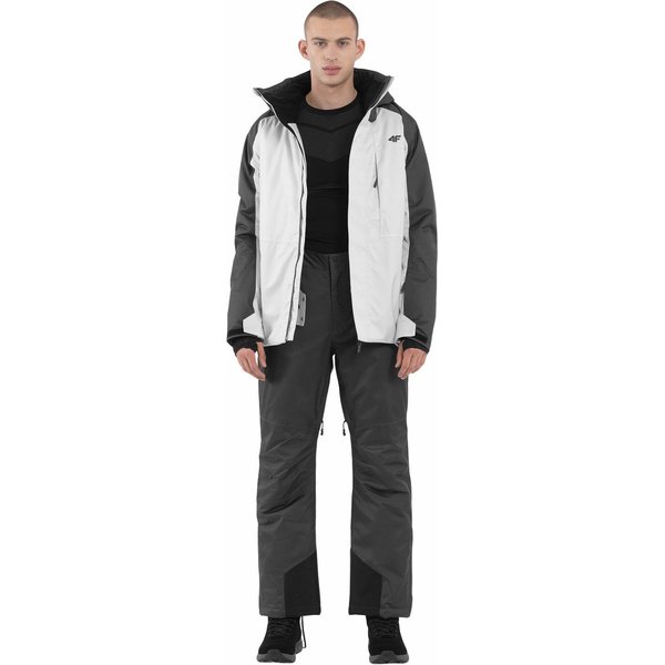 Spodnie narciarskie męskie 4FAW23TFTRM402 4F - ciemny szary
