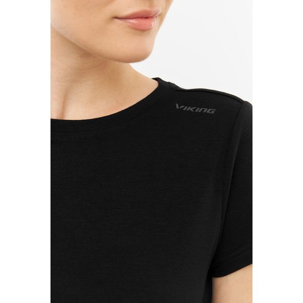 Koszulka damska Lenta Bamboo Light Viking - czarny