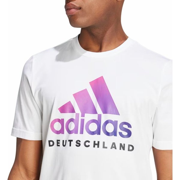 Koszulka męska Germany DNA Graphic Adidas - biała