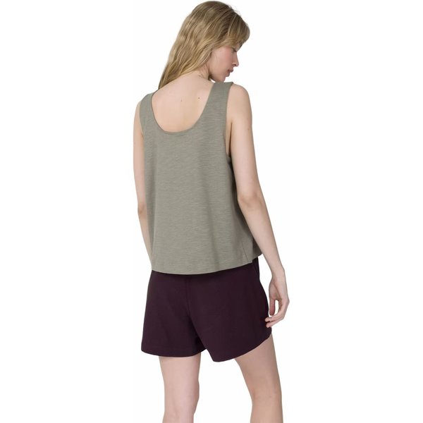 Bezrękawnik, top damski OTHSS23TSLEF010 Outhorn - oliwkowy