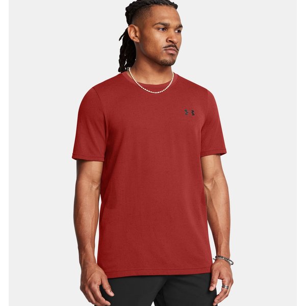 Koszulka męska Vanish Seamless Under Armour - Earthen Orange/Black