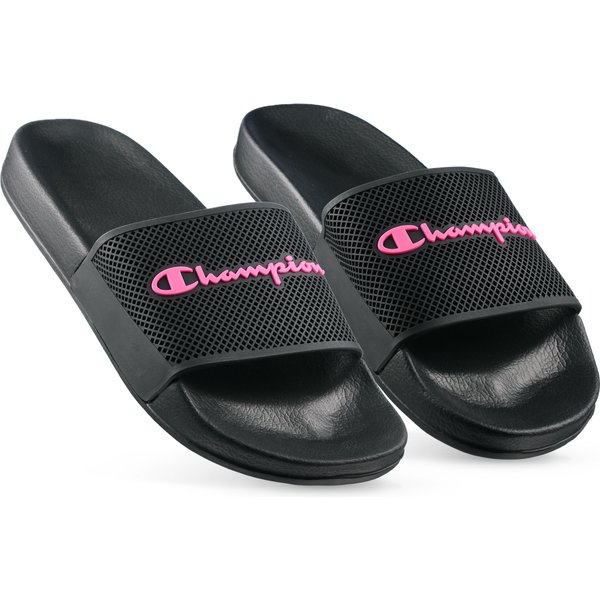 Klapki Slide Daytona G PS Jr Champion - czarny/różowy