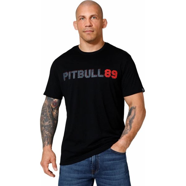 Koszulka męska Dog 89 Pitbull West Coast - czarna