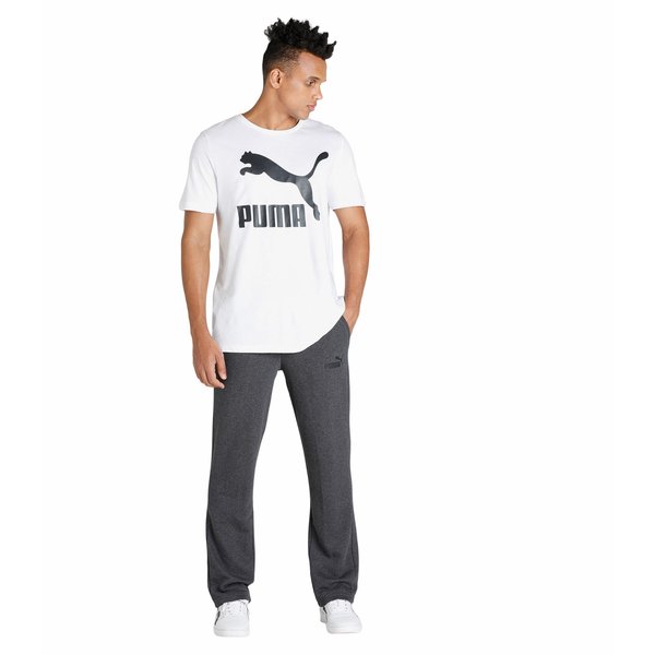 Spodnie dresowe męskie ESS Logo TR Sweatpants Puma - szare