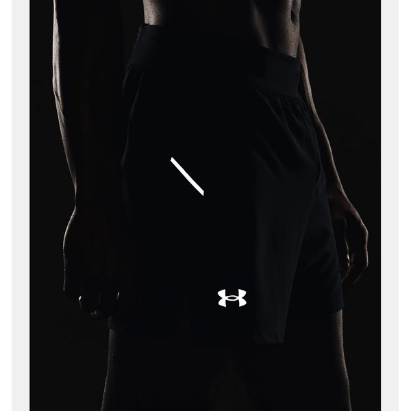 Spodenki męskie Launch Pro 5'' Under Armour - Black / Reflective