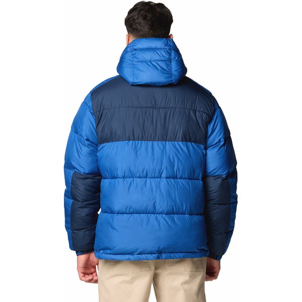 Kurtka puchowa męska Pike Lake II Hooded Columbia - Mountain Blue