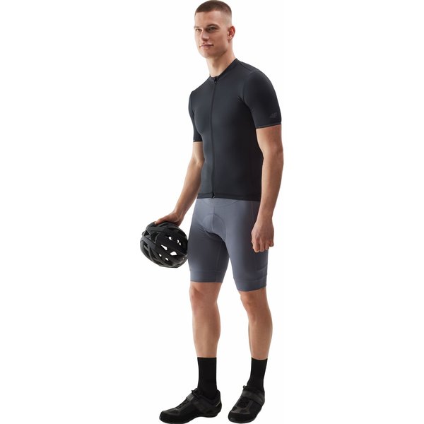 Koszulka rowerowa męska 4FSS24TFTSM484 4F - głęboka czerń