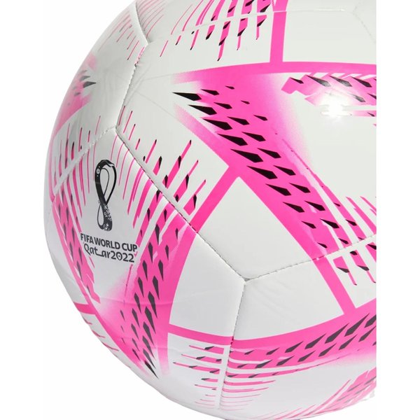 Piłka nożna Al Rihla Club 5 Adidas - biała-różowa