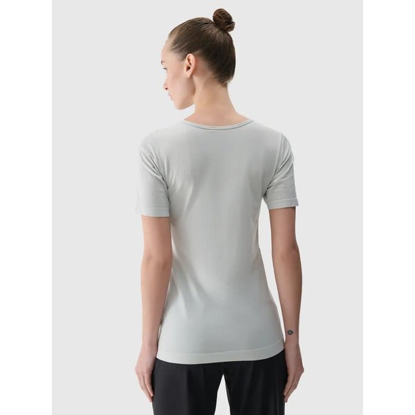 Koszulka damska TFTSF1266 4F - chłodny jasny szary