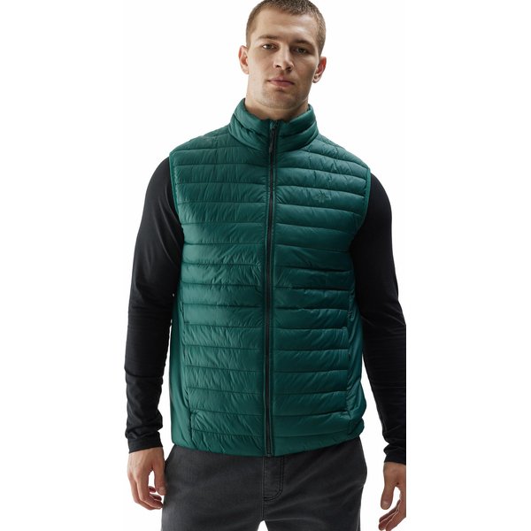 Kamizelka męska 4FAW23TVESM062 4F - zielony