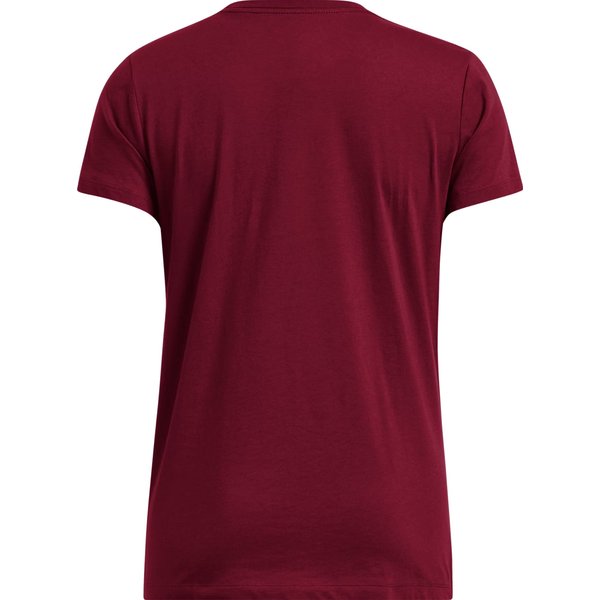 Koszulka damska Rival Logo SS Under Armour - Cardinal/White