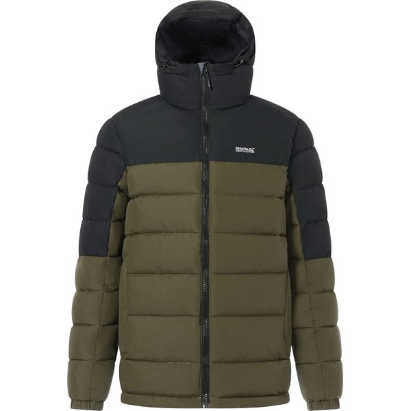 Kurtka puchowa męska Aldthorn Regatta - dark khaki/black