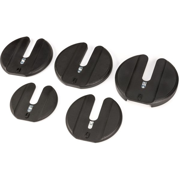 Hantla regulowana 2,5-24kg Gymtek - czerwona