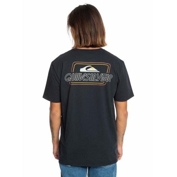 Koszulka męska Linebyline Tees Quiksilver - czarna