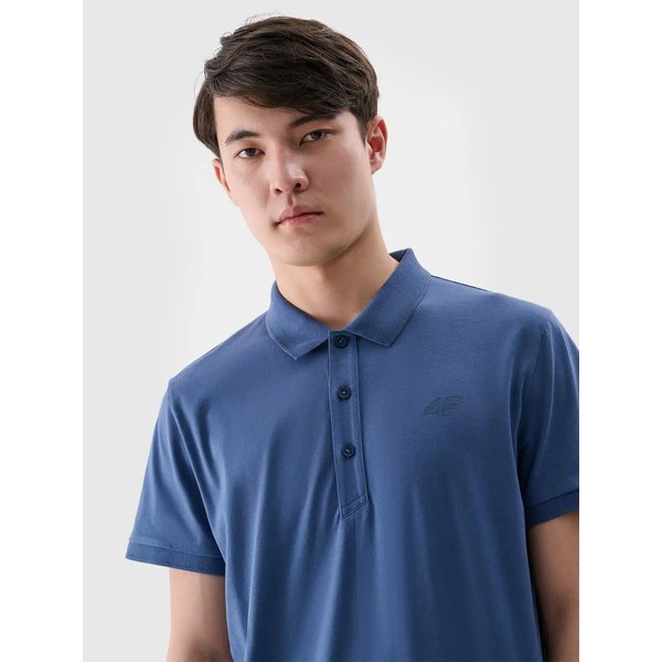 Koszulka męska polo TPTSM367 4F - denim