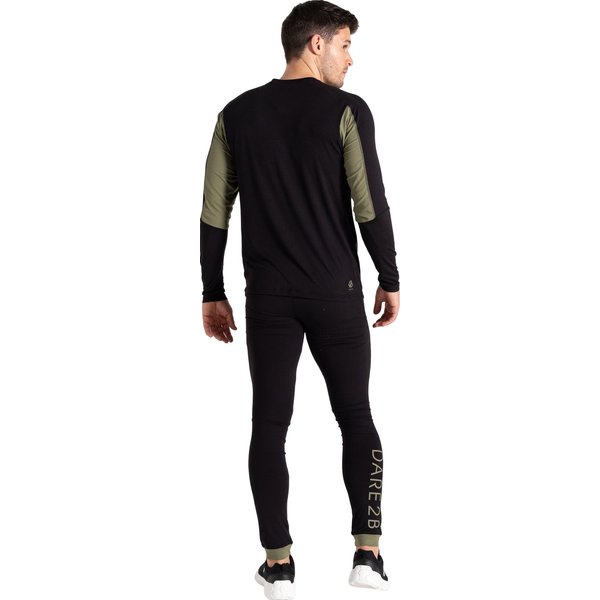 Bielizna termoaktywna męska Exchange IV Baselayer Set Dare2B - olivine green/black