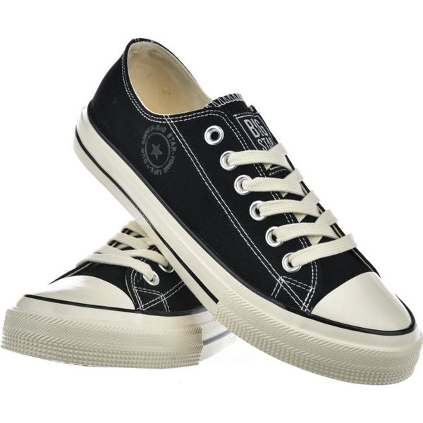 Trampki CD23HJ0517 Big Star - czarne/białe