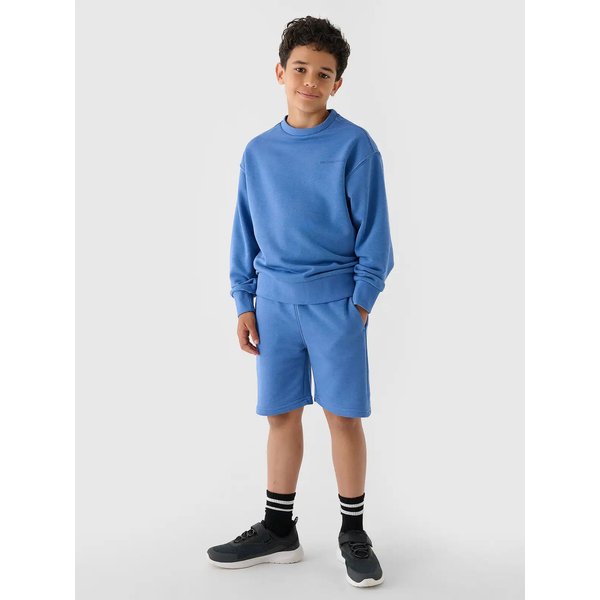 Bluza chłopięca TSWSM1713 4F - jasny niebieski