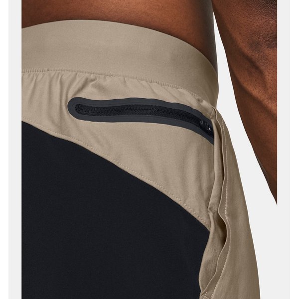 Spodenki męskie Vanish Elite Hybrid Under Armour - Timberwolf Taupe/Black