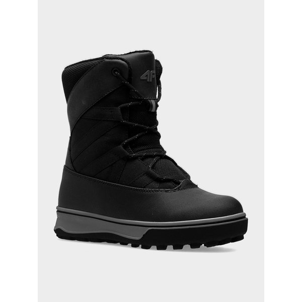 Buty, śniegowce 4FJAW22FSBSM001 Jr 4F - czarne