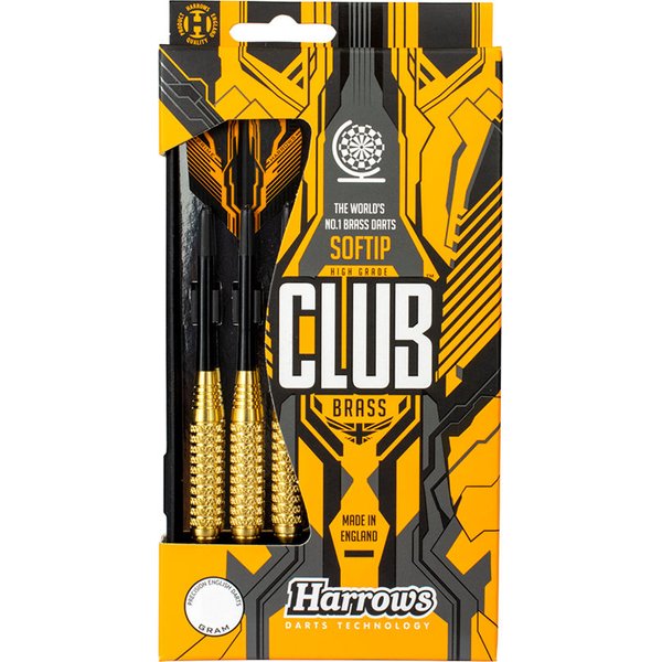 Zdjęcia - Dart Harrows Rzutki do darta Softip Club Brass 16gR 3szt. 