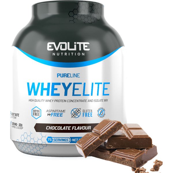 WheyElite 2270g chocolate Evolite