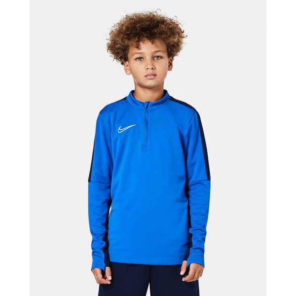 Longsleeve juniorski Dri-Fit Academy 23 Drill SS Nike - Intensywna czerwień / intensywna czerwień / (biel)