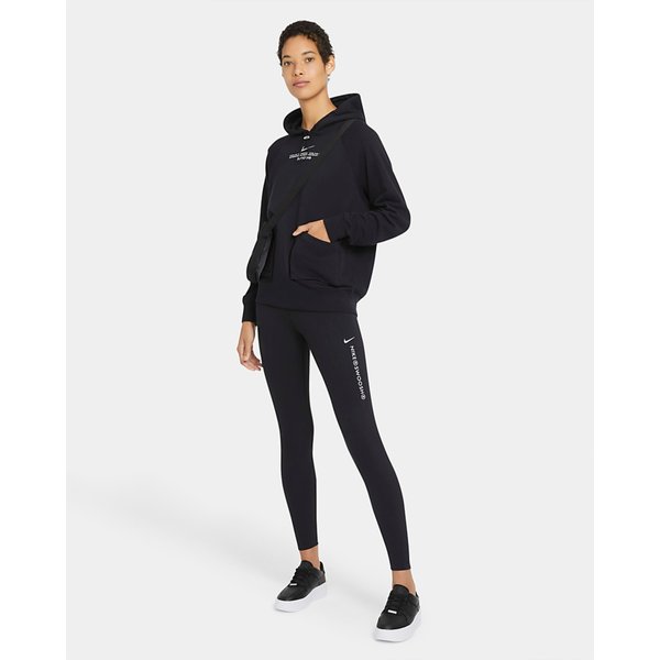 Bluza damska Swoosh Hoodie Fit Nike - black