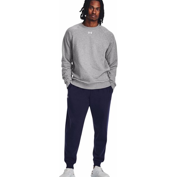 Bluza męska Rival Fleece Crew Hoodie Under Armour - Castlerock Light Heather