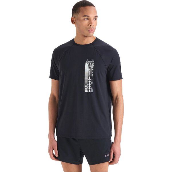 Koszulka męska Super Light SS T-shirt Be One Diadora - czarny