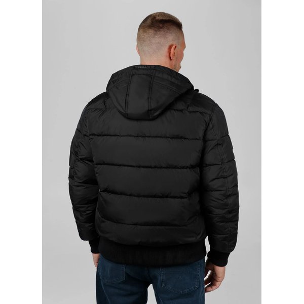 Kurtka męska Gopher Quilted Hooded Jacket Pitbull West Coast - black