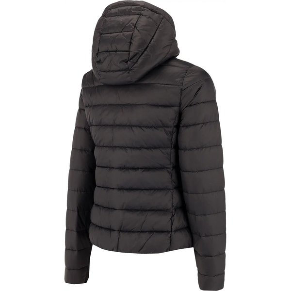 Kurtka puchowa damska TDJAF468 4F - głęboka czerń