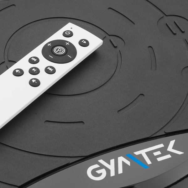 Platforma wibracyjna z pilotem Gymtek - czarna